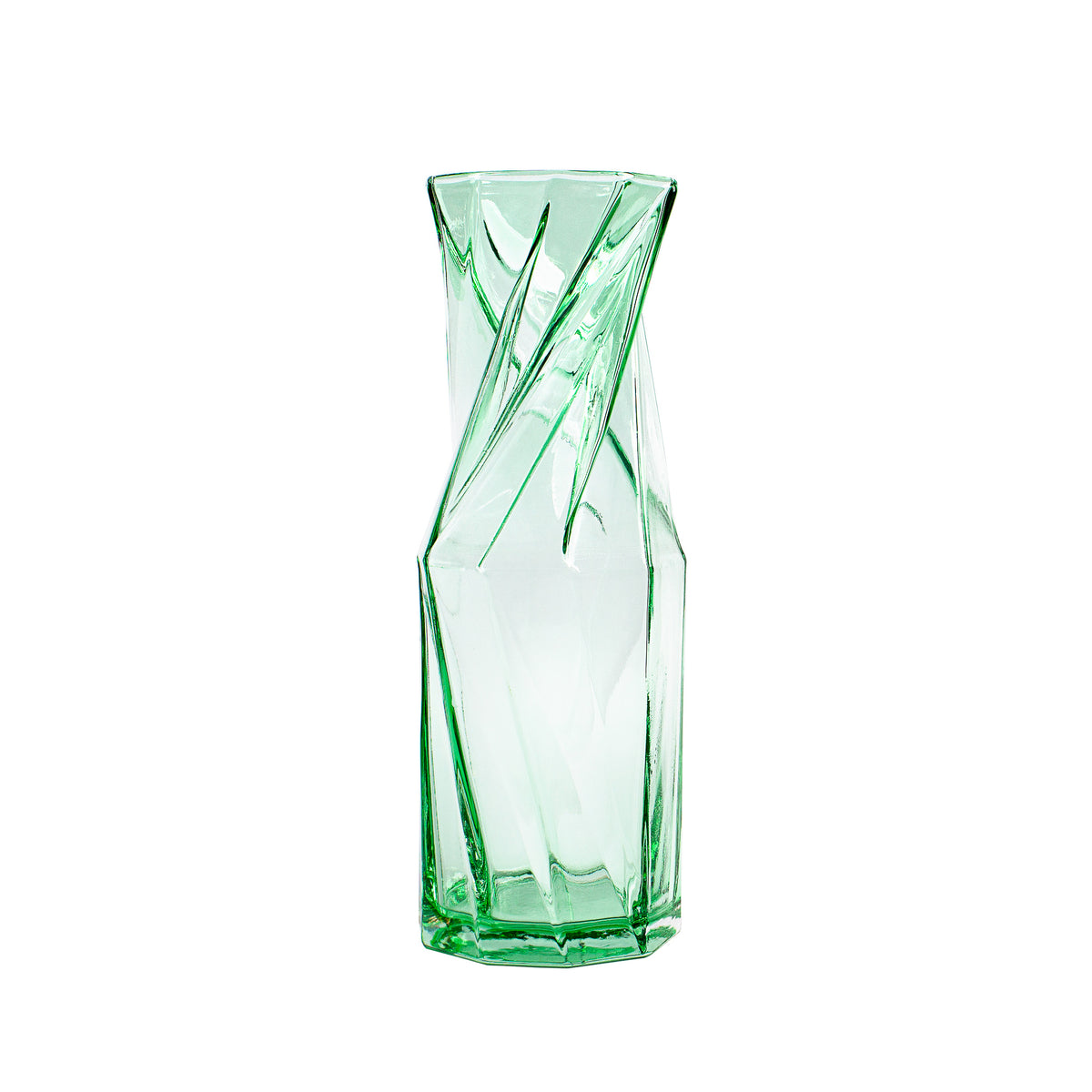 Twist Vase in Light Green